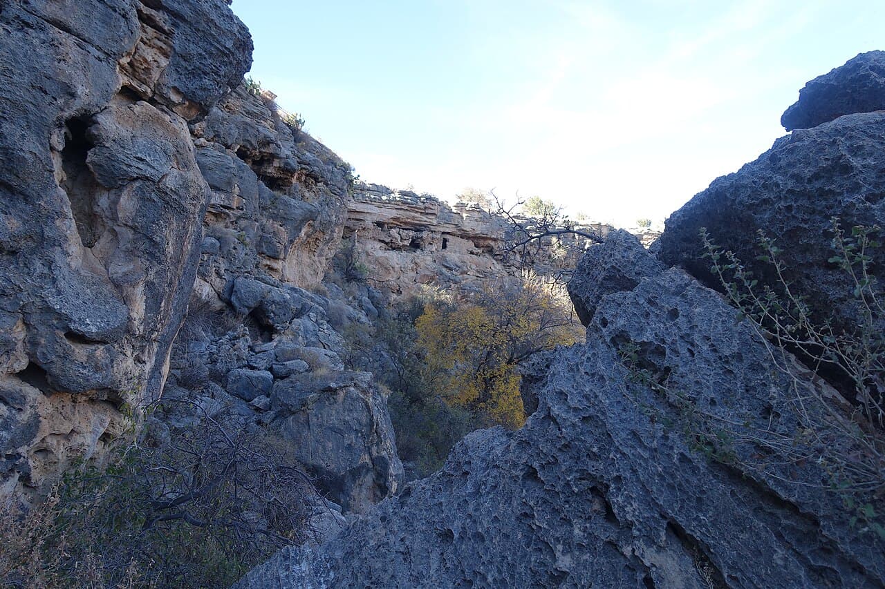 Montezuma Well, the spring-fed sinkhole north of Camp Verde